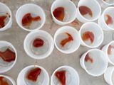 Kem flan lá dứa siêu to bự
