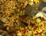 A picture of step 1 of Chana dal with lauki.