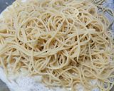 A picture of step 5 of Creamy Chicken Alfredo Pasta.
