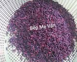 Hình bước làm 2 của món Chè khoai môn nếp cẩm