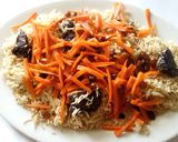 A picture of step 7 of Afghani Beef Pulao.