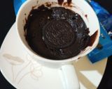 A picture of step 8 of One minute Oreo mug cake.