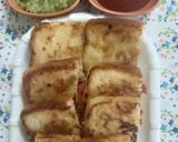 A picture of step 4 of Paneer toast.