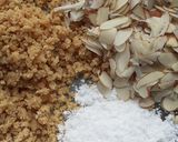 A picture of step 1 of Mawa badam vedmi.