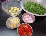 A picture of step 2 of Methi Masala recipe.
