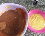 A picture of step 5 of Chocolate vanilla muffins.