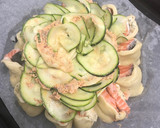 Foto del paso 5 de la receta: 288. Flor de salmón y calabacín (principal pasta)