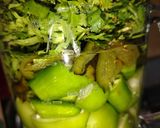 A picture of step 8 of Pozolillo (Green Pozole with Corn).