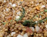 A picture of step 8 of Vegan Shepherd's Pie.