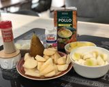 Foto del paso 1 de la receta: Crema de puerros y pera 🍐 con jamón con Thermomix
