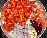 A picture of step 1 of Tomato Soup.