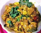 A picture of step 2 of Paneer Bhurji.