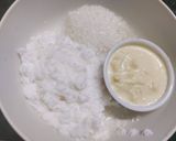 A picture of step 2 of Coconut Ladoo with Rabri.