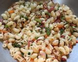 A picture of step 4 of Vegetable Macaroni.