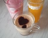 Pas rețetă Băuturi Americane: Smoothie de Zmeură, Juice de Portocale, Cafea cu Lapte Dolce Gusto 2 fotografie