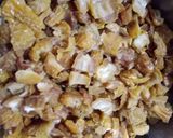 A picture of step 1 of Chhuara laddu (dry dates laddu).
