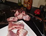 Foto del paso 3 de la receta: Manta de cerdo rellena en salsa de manzanas