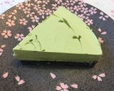 Hình bước làm 5 của món Matcha Cheesecake (no bake) hay Bánh Phô-mai Vị Trà Xanh
