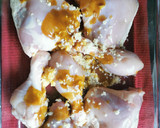 Foto del paso 1 de la receta: Pollo con papas con salsa BBQ