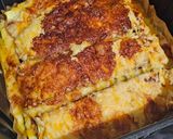 Foto del paso 9 de la receta: Lasaña de calabacín y pavo en airfryer