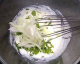 A picture of step 3 of Onion Raita.