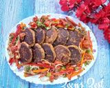 A picture of step 6 of Shikampuri Kababs.