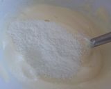 A picture of step 2 of Kinder Explosion Swiss Roll.