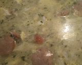A picture of step 5 of Duck Egg Drop Soup.