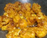 A picture of step 4 of Dry Gobi Manchurian.
