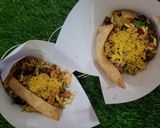 A picture of step 3 of Rang Birangi bhel.