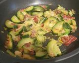Foto del paso 1 de la receta Burritos de calabacín y jamón ibérico al pesto