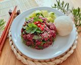 Hình bước làm 6 của món Lạp Bò Lào - Gỏi Bò Lào 🇱🇦