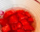 A picture of step 1 of Watermelon Juice.