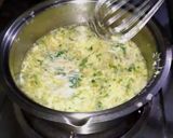 A picture of step 5 of Chicken spinach egg drop soup.