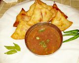 A picture of step 8 of Samosa.