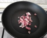 A picture of step 1 of Spaghetti alla Carbonara.