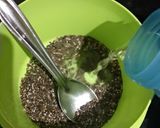 A picture of step 1 of Mango chia pudding.