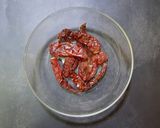 A picture of step 1 of Rajasthani Laal Maas.