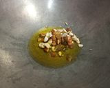 A picture of step 2 of Beet moong cruncy ball.