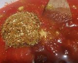 Fűszeres paradicsomos tészta parmezános húsgolyóval recept fázis 4 fotója