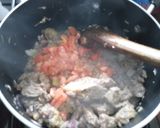 A picture of step 3 of Paprika beef goulash.