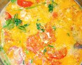 Hình bước làm 2 của món Canh tôm càng nấu cà chua