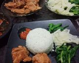 Foto langkah ke 6 dari resep Nasi Lalap khas Kota Tarakan.