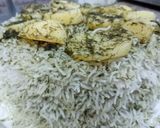A picture of step 10 of Dil pilau Persian rice.