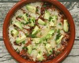 Foto del paso 5 de la receta Calabacín relleno de chili con carne y queso