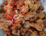 Foto langkah ke 5 dari resep Fillet tuna goreng pedas manis.