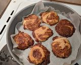 A picture of step 8 of Tahini Pies.