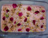 रोज़ मिल्क पुडिंग (rose milk pudding recipe in Hindi) रेसिपी चरण 3 फोटो