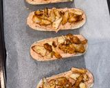 Une image de l'étape 3 de Mini bruschetta au poulet fromage🍗🧀.
