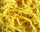 A picture of step 1 of Tumeric pasta with onion sauce.